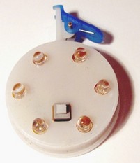Schalter-Klemmleuchte mit 6 LEDs